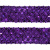 Тесьма с пайетками 12, шир. 35 мм/уп. 25+/-1 м, цвет фиолет - купить в Дербенте. Цена: 1 308.30 руб.