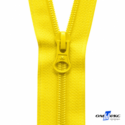 Спиральная молния Т5 131, 80 см, автомат, цвет жёлтый - купить в Дербенте. Цена: 16.61 руб.
