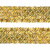 Тесьма с пайетками D16, шир. 35 мм/уп. 25+/-1 м, цвет золото - купить в Дербенте. Цена: 1 281.60 руб.