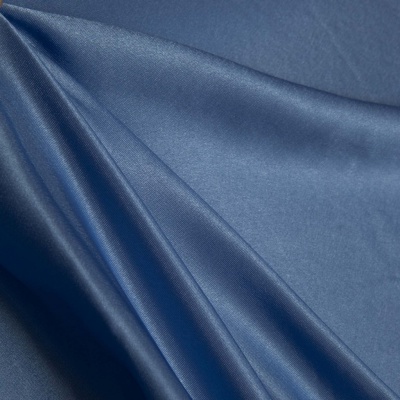 Поли креп-сатин 16-4132, 125 (+/-5) гр/м2, шир.150см, цвет голубой - купить в Дербенте. Цена 155.57 руб.