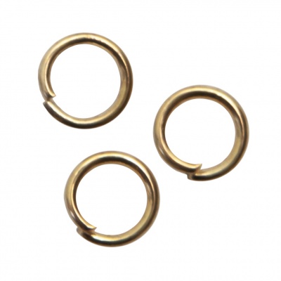 Кольцо  соединительное для бижутерии 5 мм, цв.-золото - купить в Дербенте. Цена: 0.44 руб.