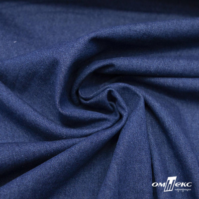Ткань костюмная "Джинс", 315 г/м2, 100% хлопок, шир. 150 см,   Цв. 7/ Dark blue - купить в Дербенте. Цена 588 руб.