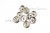 Кнопки пришивные 30 мм никель - купить в Дербенте. Цена: 18.68 руб.