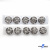 119-01 Кнопки пришивные декоративные металл 21 мм, цв.-никель - купить в Дербенте. Цена: 21.54 руб.