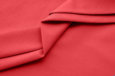 Ткань сорочечная стрейч 18-1651, 115 гр/м2, шир.150см, цвет коралл - купить в Дербенте. Цена 285.04 руб.