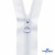 Спиральная молния Т5 501, 65 см, автомат, цвет белый - купить в Дербенте. Цена: 14.83 руб.