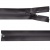 Молния водонепроницаемая PVC Т-7, 60 см, разъемная, цвет (301) т.серый - купить в Дербенте. Цена: 49.39 руб.