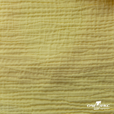 Ткань Муслин, 100% хлопок, 125 гр/м2, шир. 135 см (12-0824) цв.лимон нюд - купить в Дербенте. Цена 337.25 руб.