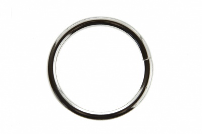 Кольцо металлическое d-32 мм, цв.-никель - купить в Дербенте. Цена: 3.54 руб.