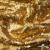 Трикотажное полотно, Сетка с пайетками,188 гр/м2, шир.140 см, цв.-тем.золото (#51) - купить в Дербенте. Цена 505.15 руб.