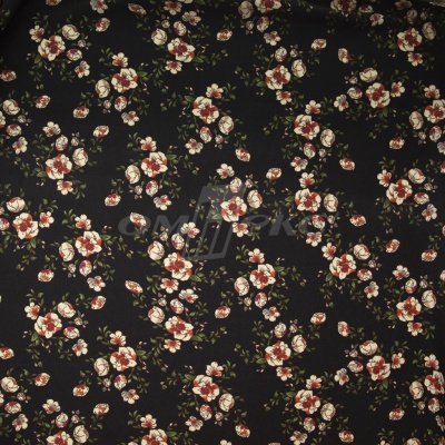 Плательная ткань "Фламенко" 3.1, 80 гр/м2, шир.150 см, принт растительный - купить в Дербенте. Цена 239.03 руб.