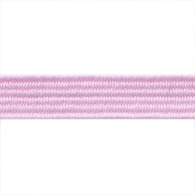 Резиновые нити с текстильным покрытием, шир. 6 мм ( упак.30 м/уп), цв.- 80-розовый - купить в Дербенте. Цена: 155.22 руб.