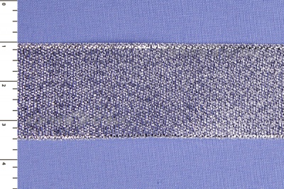Лента парча MR-25, 25мм (33 м)  серебро - купить в Дербенте. Цена: 403.62 руб.