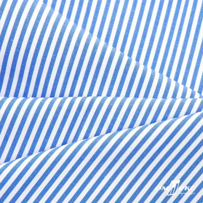 Ткань сорочечная Полоска Кенди, 115 г/м2, 58% пэ,42% хл, шир.150 см, цв.3-синий, (арт.110) - купить в Дербенте. Цена 306.69 руб.