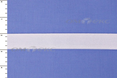 Резинка, 410 гр/м2, шир. 10 мм (в нам. 100 +/-1 м), белая бобина - купить в Дербенте. Цена: 3.31 руб.