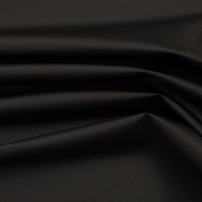 Курточная ткань Дюэл (дюспо), PU/WR/Milky, 80 гр/м2, шир.150см, цвет чёрный - купить в Дербенте. Цена 141.80 руб.