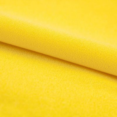 Креп стрейч Амузен 12-0752, 85 гр/м2, шир.150см, цвет жёлтый - купить в Дербенте. Цена 194.07 руб.