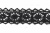 Тесьма кружевная 0621-1567, шир. 15 мм/уп. 20+/-1 м, цвет 080-чёрный - купить в Дербенте. Цена: 471.74 руб.