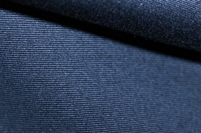 Ткань костюмная 8874/3, цвет темно-синий, 100% полиэфир - купить в Дербенте. Цена 433.60 руб.
