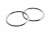 Кольцо металлическое №40 мм, цв.-никель - купить в Дербенте. Цена: 4.45 руб.