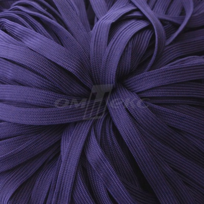 Шнур 15мм плоский (100+/-1м) №10 фиолетовый - купить в Дербенте. Цена: 10.21 руб.