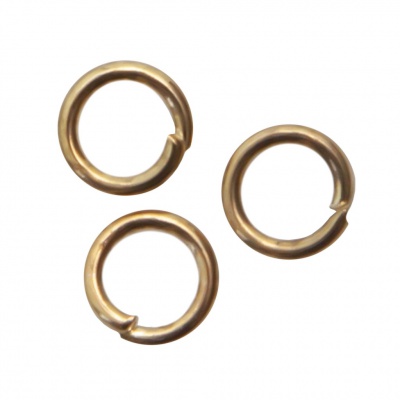 Кольцо  соединительное для бижутерии 4 мм, цв.-золото - купить в Дербенте. Цена: 0.41 руб.