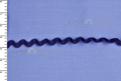 Тесьма плетеная "Вьюнчик"/т.синий - купить в Дербенте. Цена: 48.03 руб.