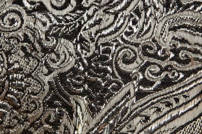 Ткань костюмная жаккард №11, 140 гр/м2, шир.150см, цвет тем.серебро - купить в Дербенте. Цена 383.29 руб.
