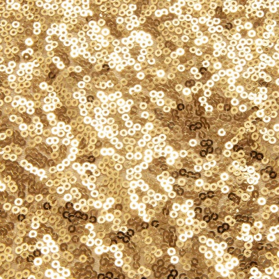 Сетка с пайетками №3, 188 гр/м2, шир.140см, цвет золотой - купить в Дербенте. Цена 454.12 руб.
