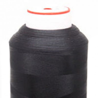 Нитки текстурированные некручёные, намот. 5 000 м, цвет чёрный - купить в Дербенте. Цена: 70.43 руб.