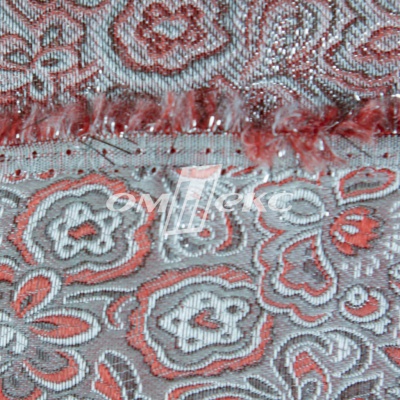 Ткань костюмная жаккард, 135 гр/м2, шир.150см, цвет красный№12 - купить в Дербенте. Цена 441.92 руб.