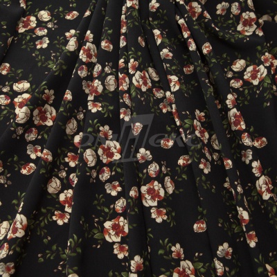Плательная ткань "Фламенко" 3.1, 80 гр/м2, шир.150 см, принт растительный - купить в Дербенте. Цена 239.03 руб.