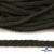 Шнур плетеный d-6 мм круглый, 70% хлопок 30% полиэстер, уп.90+/-1 м, цв.1075-хаки - купить в Дербенте. Цена: 588 руб.