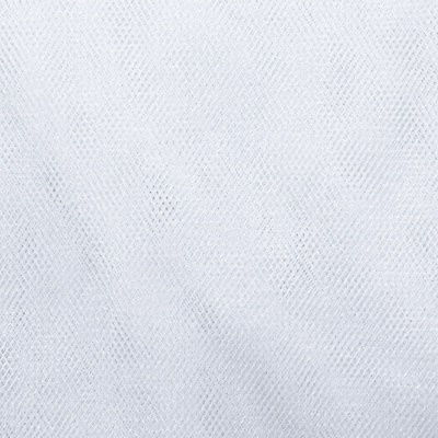 Трикотажное полотно Тюль Кристалл, 100% полиэфир, 16-01/белый, 15гр/м2, шир.160см. - купить в Дербенте. Цена 129.70 руб.