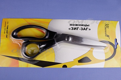 Ножницы ЗИГ-ЗАГ "MAXWELL" 230 мм - купить в Дербенте. Цена: 1 041.25 руб.