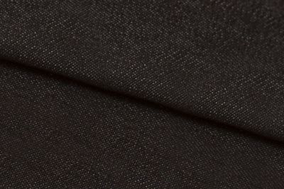 Ткань джинсовая №96, 160 гр/м2, шир.148см, цвет чёрный - купить в Дербенте. Цена 350.42 руб.