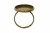 Заготовка для рукоделия металлическая фигурная для кольца 15мм - купить в Дербенте. Цена: 7.44 руб.