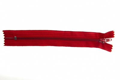 Спиральная молния Т5 820, 18 см, автомат, цвет красный - купить в Дербенте. Цена: 8.41 руб.