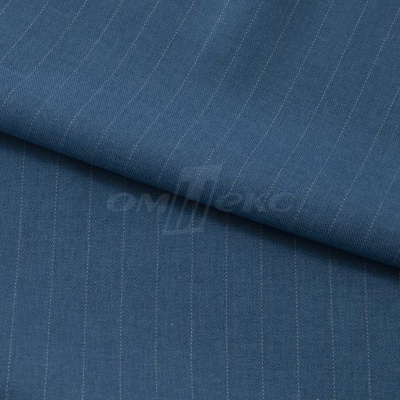 Костюмная ткань "Жаклин", 188 гр/м2, шир. 150 см, цвет серо-голубой - купить в Дербенте. Цена 426.49 руб.