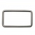 Рамка металлическая прямоугольная, 40 х 15 мм- тём.никель - купить в Дербенте. Цена: 4.60 руб.