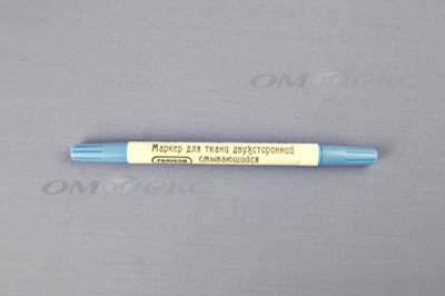 Маркер двухсторонний смывающийся для ткани RA-002 голубой - купить в Дербенте. Цена: 207.84 руб.