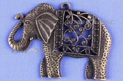 Декоративный элемент для творчества из металла "Слон"  - купить в Дербенте. Цена: 26.66 руб.