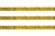 Пайетки "ОмТекс" на нитях, SILVER SHINING, 6 мм F / упак.91+/-1м, цв. 48 - золото - купить в Дербенте. Цена: 356.19 руб.