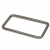 Рамка металлическая прямоугольная, 40 х 15 мм- тём.никель - купить в Дербенте. Цена: 4.60 руб.