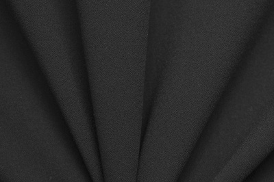 Костюмная ткань с вискозой "Бриджит", 210 гр/м2, шир.150см, цвет чёрный - купить в Дербенте. Цена 570.73 руб.