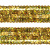 Тесьма с пайетками D16, шир. 20 мм/уп. 25+/-1 м, цвет золото - купить в Дербенте. Цена: 778.19 руб.