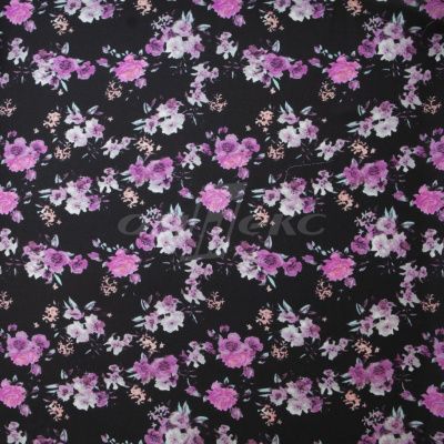 Плательная ткань "Фламенко" 20.1, 80 гр/м2, шир.150 см, принт растительный - купить в Дербенте. Цена 241.49 руб.