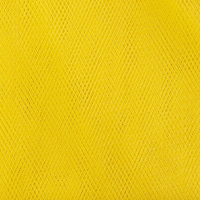 Фатин матовый 16-70, 12 гр/м2, шир.300см, цвет жёлтый - купить в Дербенте. Цена 112.70 руб.