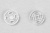 Кнопки пришивные пластиковые 11,5 мм, блистер 24шт, цв.-прозрачные - купить в Дербенте. Цена: 59.44 руб.