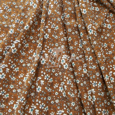 Плательная ткань "Фламенко" 11.1, 80 гр/м2, шир.150 см, принт растительный - купить в Дербенте. Цена 239.03 руб.